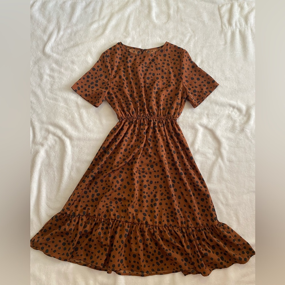 Cheetah Print Dress